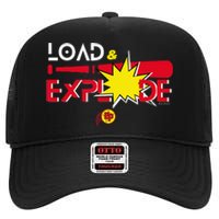 Load & Explode EP Softball High Crown Mesh Back Trucker Hat