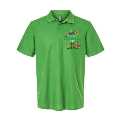 Loudest Elf Family Matching Group Christmas Squad Softstyle Adult Sport Polo