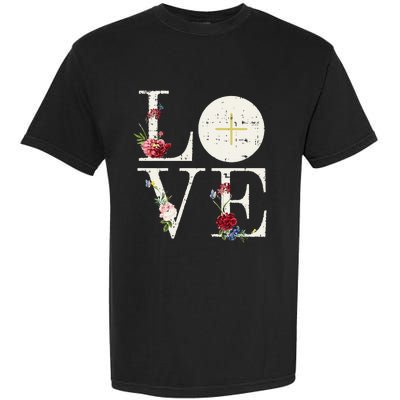 Love Eucharist First Holy Communion Christian Catholic Gift Garment-Dyed Heavyweight T-Shirt