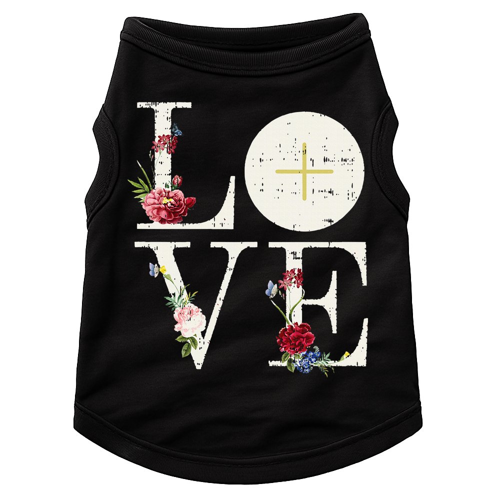 Love Eucharist First Holy Communion Christian Catholic Gift Doggie Tank