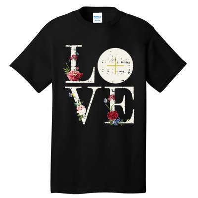 Love Eucharist First Holy Communion Christian Catholic Gift Tall T-Shirt