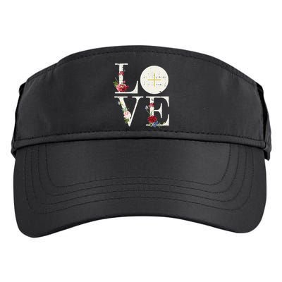 Love Eucharist First Holy Communion Christian Catholic Gift Adult Drive Performance Visor