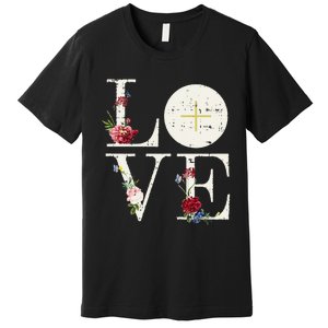 Love Eucharist First Holy Communion Christian Catholic Gift Premium T-Shirt