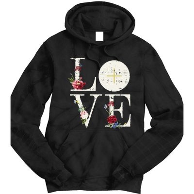 Love Eucharist First Holy Communion Christian Catholic Gift Tie Dye Hoodie