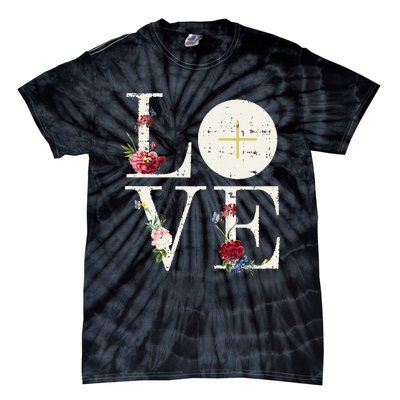 Love Eucharist First Holy Communion Christian Catholic Gift Tie-Dye T-Shirt