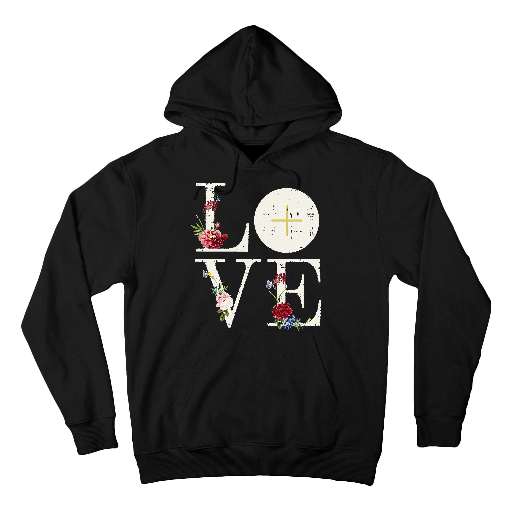 Love Eucharist First Holy Communion Christian Catholic Gift Tall Hoodie