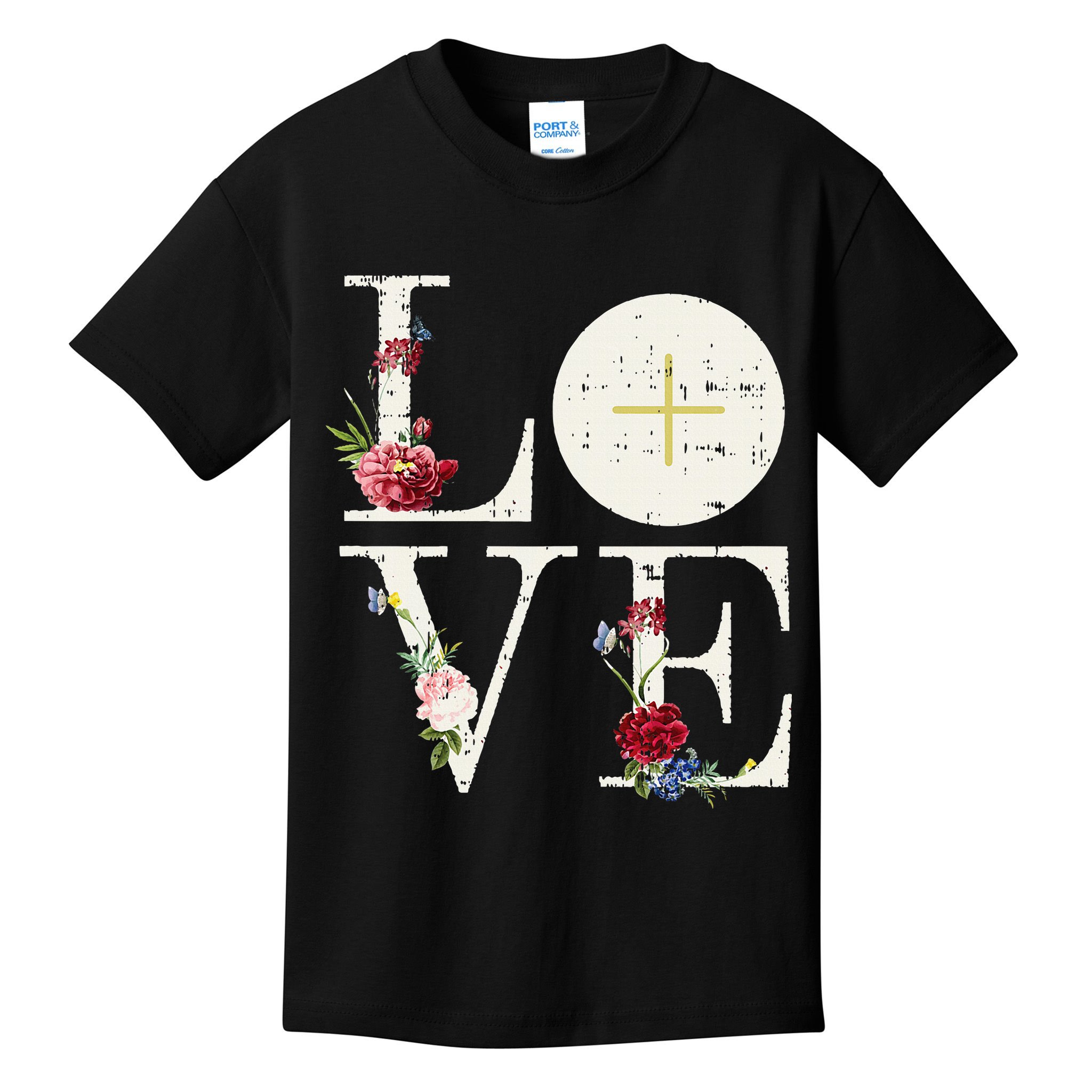 Love Eucharist First Holy Communion Christian Catholic Gift Kids T-Shirt