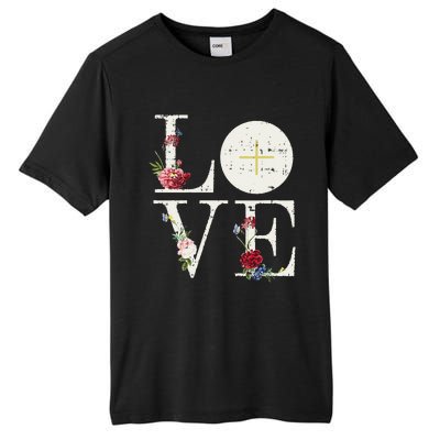 Love Eucharist First Holy Communion Christian Catholic Gift Tall Fusion ChromaSoft Performance T-Shirt