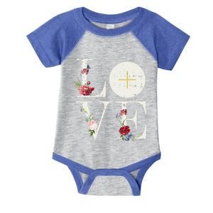 Love Eucharist First Holy Communion Christian Catholic Gift Infant Baby Jersey Bodysuit