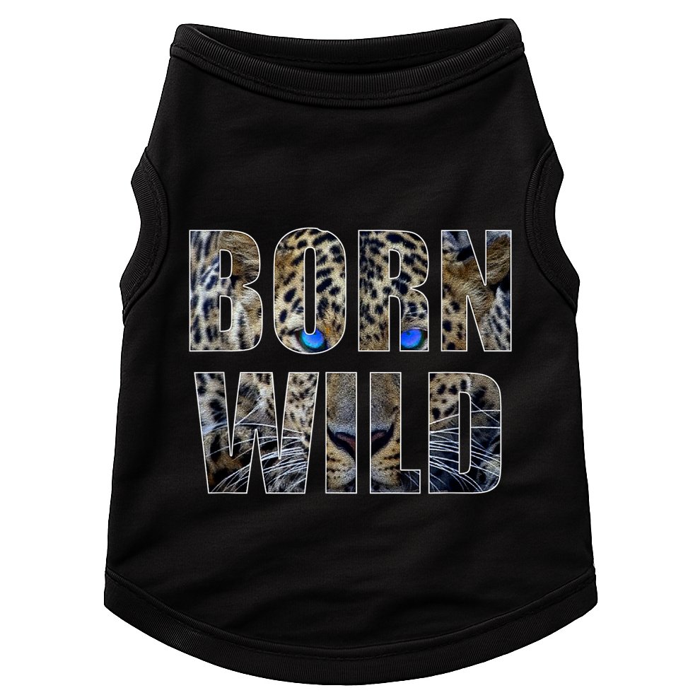 Leopard Eyes Face Born Wild Iger Lion Animal Print Cat Doggie Tank