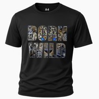Leopard Eyes Face Born Wild Iger Lion Animal Print Cat Cooling Performance Crew T-Shirt