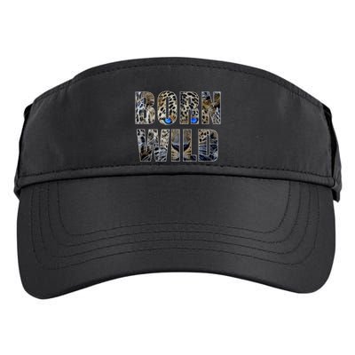 Leopard Eyes Face Born Wild Iger Lion Animal Print Cat Adult Drive Performance Visor
