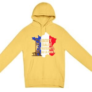 Liberty Equality Fraternity Bastille Day French Revolution Meaningful Gift Premium Pullover Hoodie