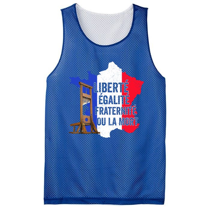 Liberty Equality Fraternity Bastille Day French Revolution Meaningful Gift Mesh Reversible Basketball Jersey Tank