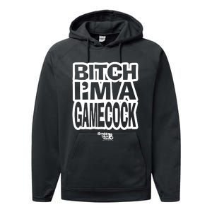 Let Em Fuckin Know Bitch Im A Gamecock Performance Fleece Hoodie