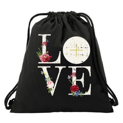 Love Eucharist First Holy Communion Christian Catholic Gift Drawstring Bag