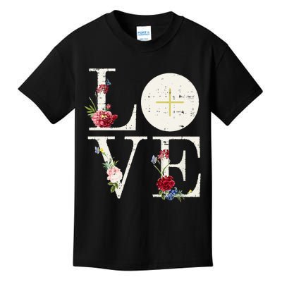 Love Eucharist First Holy Communion Christian Catholic Gift Kids T-Shirt