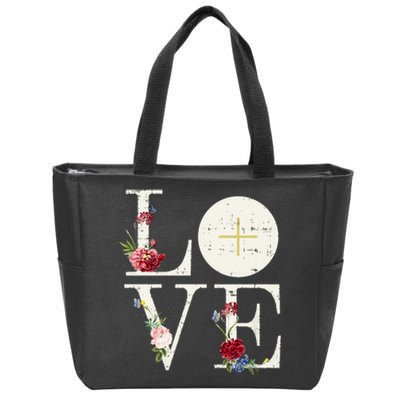 Love Eucharist First Holy Communion Christian Catholic Gift Zip Tote Bag