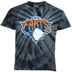 Lebatardaf Epic Farts Kids Tie-Dye T-Shirt