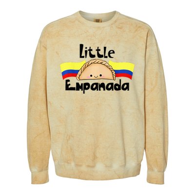 Little Empanada Funny Colombian Baby Shower Colombia Food Colorblast Crewneck Sweatshirt