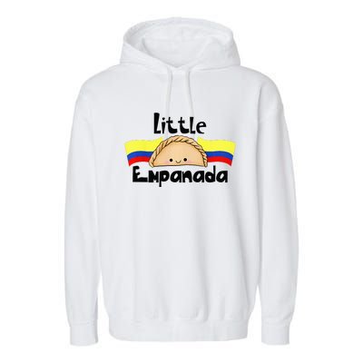 Little Empanada Funny Colombian Baby Shower Colombia Food Garment-Dyed Fleece Hoodie