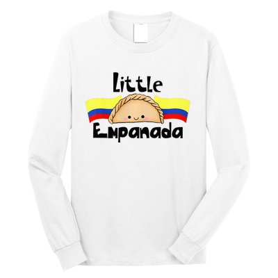 Little Empanada Funny Colombian Baby Shower Colombia Food Long Sleeve Shirt