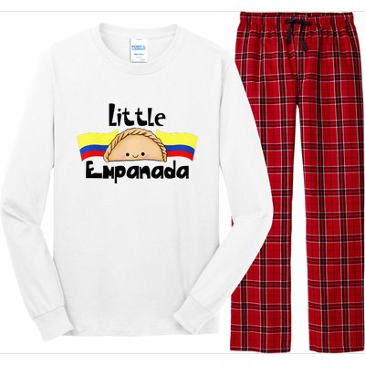 Little Empanada Funny Colombian Baby Shower Colombia Food Long Sleeve Pajama Set