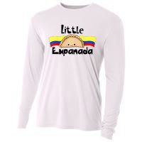 Little Empanada Funny Colombian Baby Shower Colombia Food Cooling Performance Long Sleeve Crew