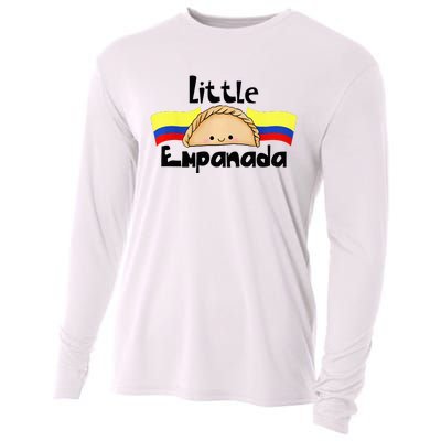 Little Empanada Funny Colombian Baby Shower Colombia Food Cooling Performance Long Sleeve Crew