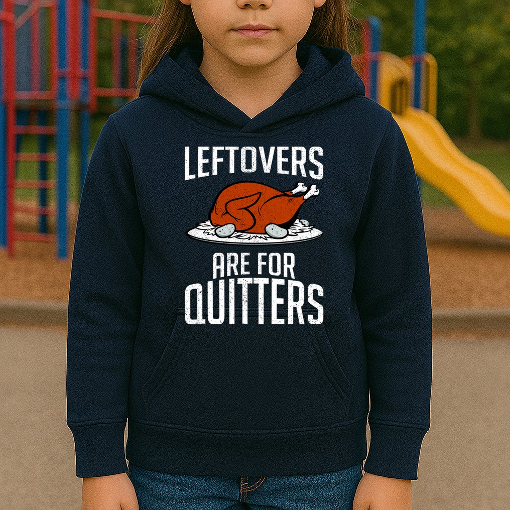 Leftovers Are For Quitters Kids Hoodie