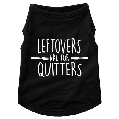 Leftovers Are Fore Quitters Doggie Tank