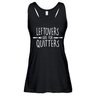 Leftovers Are Fore Quitters Ladies Essential Flowy Tank