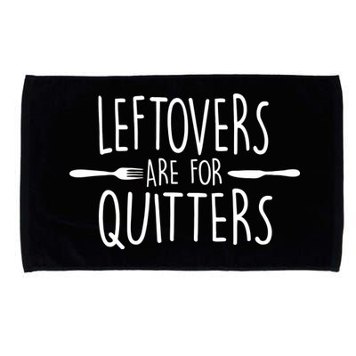 Leftovers Are Fore Quitters Microfiber Hand Towel