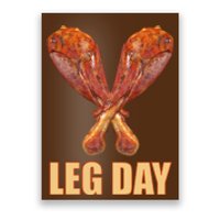 Leg Day Funny Thanksgiving Turkey Poster