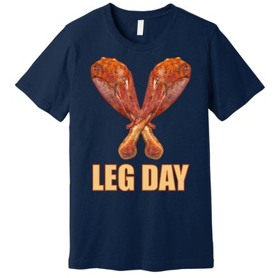 Leg Day Funny Thanksgiving Turkey Premium T-Shirt