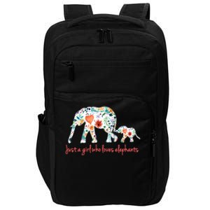 Loves Elephants Gift Great Gift Impact Tech Backpack