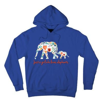 Loves Elephants Gift Great Gift Tall Hoodie