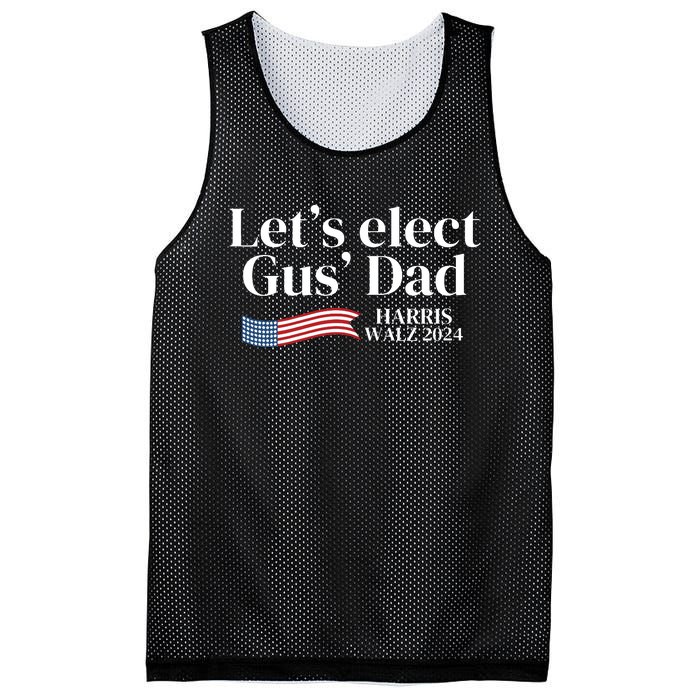 Lets Elect Gus Dad For Harris Walz 2024 Election Mesh Reversible Basketball Jersey Tank