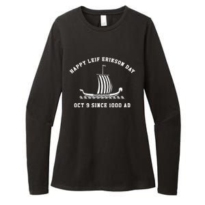 Leif Erikson Great Gift Raven Oct 9 Since 1000 Ad Leif Erikson Day Funny Gift Womens CVC Long Sleeve Shirt