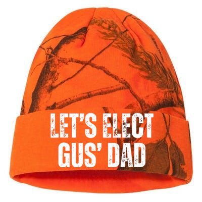 Lets Elect Gus Dad Harris Walz 2024 Election Kati Licensed 12" Camo Beanie