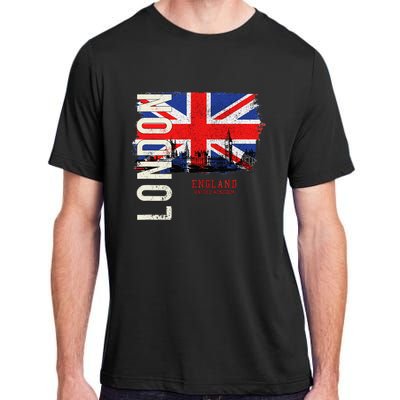 London England Great Britain Europe Adult ChromaSoft Performance T-Shirt