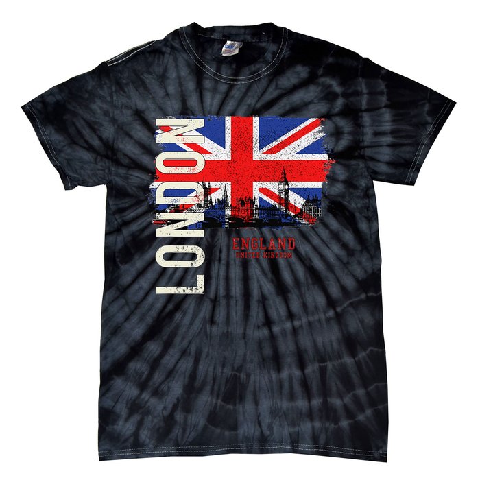 London England Great Britain Europe Tie-Dye T-Shirt