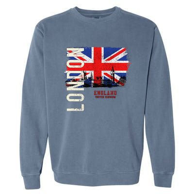 London England Great Britain Europe Garment-Dyed Sweatshirt