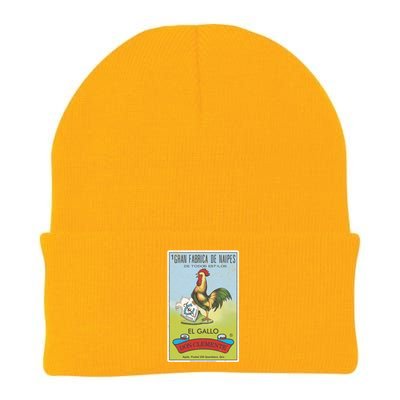 Loteria El Gallo Don Clete Tarot Card Poster Gift Knit Cap Winter Beanie