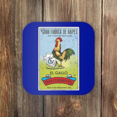 Loteria El Gallo Don Clete Tarot Card Poster Gift Coaster