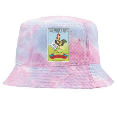 Loteria El Gallo Don Clete Tarot Card Poster Gift Tie-Dyed Bucket Hat