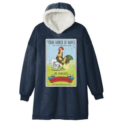 Loteria El Gallo Don Clete Tarot Card Poster Gift Hooded Wearable Blanket