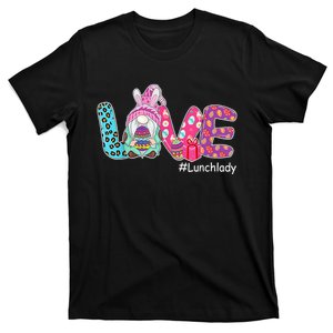 Love Easter Gnome Lunch Lady Bunny Happy Easter Day T-Shirt