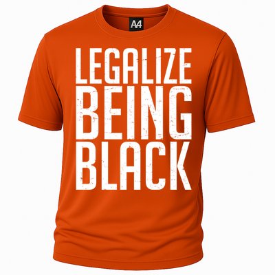 Legalize Being Black BLM Black Lives Matter Cooling Performance Crew T-Shirt