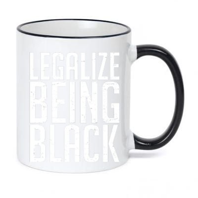 Legalize Being Black BLM Black Lives Matter 11oz Black Color Changing Mug